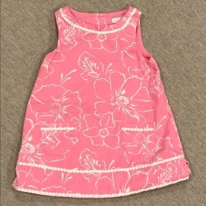 Janie and Jack pink floral sun dress 6-12 months